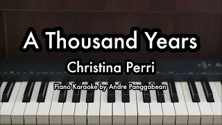a thousand years christina perri piano karaoke by andre panggabean