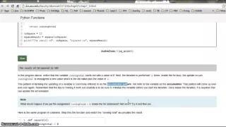 Python Accumulator Pattern Codelens