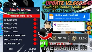 Cara Update !!! Roblox Mods menu Apk Unlimited Robux Versi 2.660.647 Terbaru 2025 Roblox Indonesia!