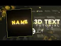 3D text tutorial in capcut Capcut Text Tutorial