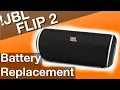 Battery Replacement on JBL FLIP 2 How to instructions in 4K