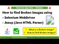 How to Find Broken Images using Selenium WebDriver Selenium Interview Questions