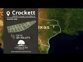 CROCKETT TX - JUST IN THE MIDDLE OF HOUSTON AND DALLAS