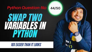 How to Swap Two Variables in Python Without Temporary Variable Python interview question