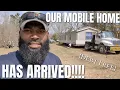 OUR MOBILE HOME HAS ARRIVED Establishing A Debt Free Home-STEAD