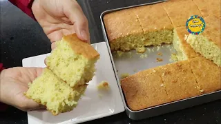 تعالو نسوي كيكه بحجم عائلي وريحة ايام زمان كيكه الزبد والهيل كيكة امي 