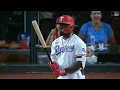 Highlights Adolis Nearly Cycles in 10-2 Win