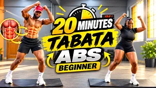 20 minutes Tabata beginner standing workout -800 calories 