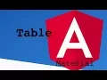 Angular Material Table