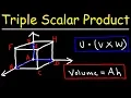 Volume of a Parallelepiped Using The Triple Scalar Product Calculus 3