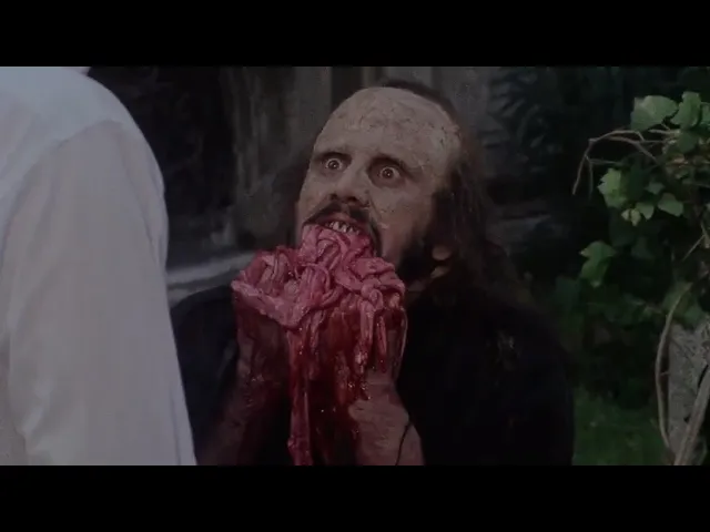 Anthropophagus (1980) - He eats his own gut | Movie Scene