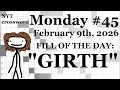 Monday 26 DOWNS ONLY CHALLENGE -