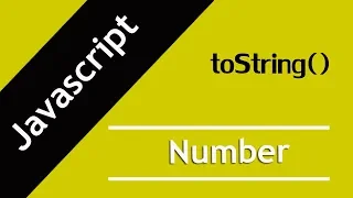 36 JavaScript toString method Convert number to string in Hindi