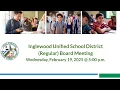 IUSD Regular Board Meeting Wednesday February 19 2025 5 00 p m