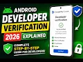 Android Developer Verification 2026 Explained Complete Step-by-Step Guide for Developers