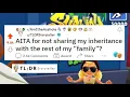 AITA for not sharing my inheritance with the rest of my family - Reddit Stories