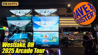 BRAND NEW GAMES Dave Buster s arcade tour Westlake OH new April 2025 full 4K walkthrough