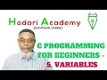 C Programming for Beginners - 5 Variable