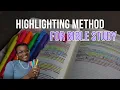 How to Highlight in your Bible My Color Code System Explained