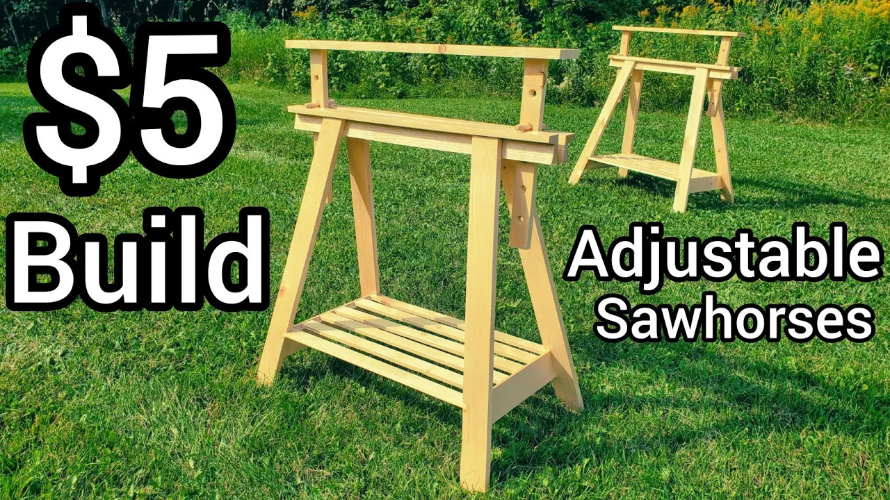 DIY $5 Sawhorse From A Single 2x6