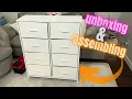 Unboxing Assembling the SweetCrispy Dresser