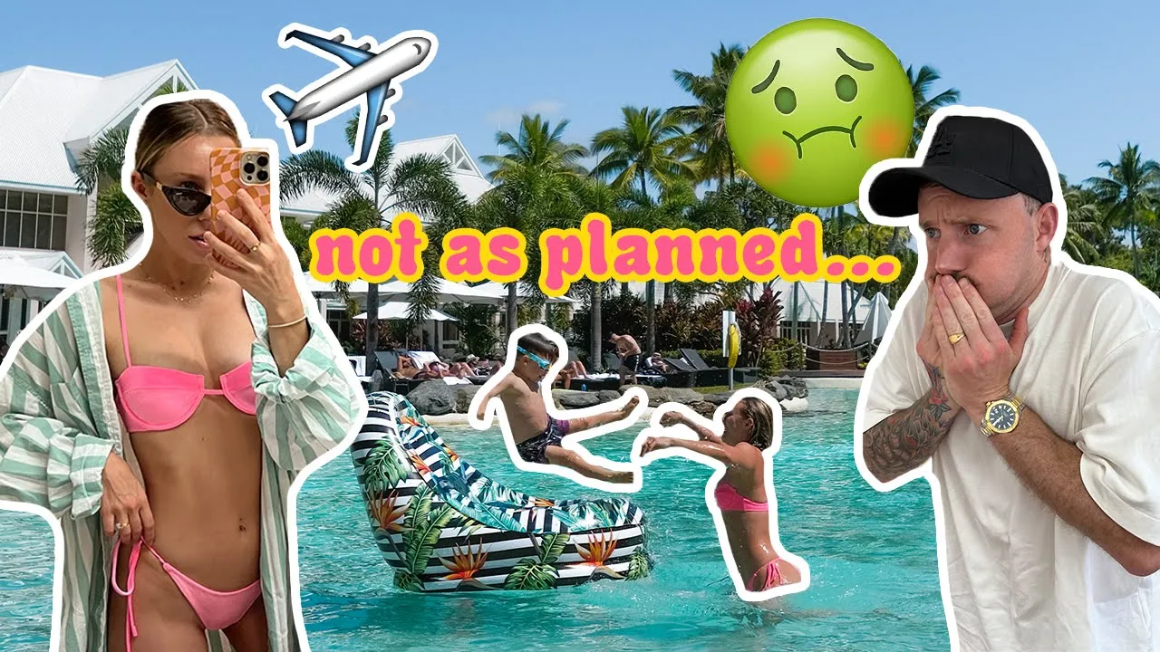 BIRTHDAY GETAWAY didn't go as planned! Traveling with two kids & food poisoning YIKES!
