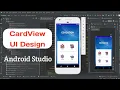 CardView UI Design Android Studio Using Grid Layout