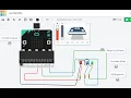 microbit micro bit breakout in tinkercad circuits LED controlled by temperature Light Sensor