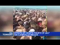 Effects of chaotic Fourth of July on Caseville Beach
