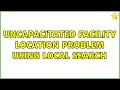 Uncapacitated facility location problem using local search