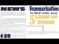 Document Summarization in Natural Language Processing Hugging Face Transformer NLP