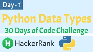 Python Hackerrank Day 1 Data Types