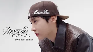 j hope mona lisa mv shoot sketch bts