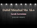 Download Lagu Dahil Minahal Mo Ako | Sarah Geronimo | Karaoke Version