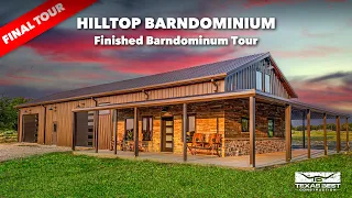 Hilltop BARNDOMINUM Home FINISHED TOUR Texas Best Construction