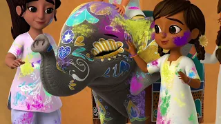mira royal detective clip the holi festival mystery disney jr