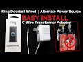 Ring Doorbell Wired - 2021 Release How to Use Wall Outlet Power Source