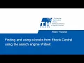 tutorial Using e-books via the Ebook Central platform