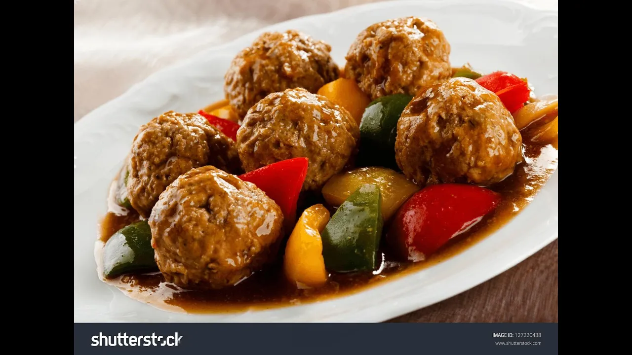 Extraordinary & Delicious Bangladeshi Sweet and Sour Meatballs