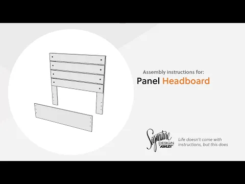 Graystorm - Brown Gray - Twin Panel Headboard/Footboard