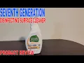 Seventh Generation Disinfecting Multi Surface Cleaner