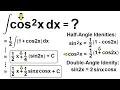 Calculus 2 How Do You Integrate 78 of 300 Find the Integral of cos 2 x dx