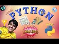 Python mini CHALLENGES - 2 python for kids in hindi