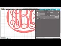 Working with Monograms in Silhouette Studio