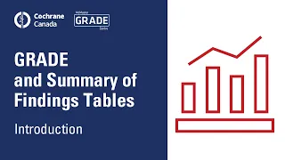 Introduction - GRADE and Summary of Findings Tables Learning Module