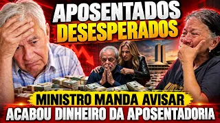 APOSENTADOS ENTRAM EM DESESPARO - MINISTRO DO TCU VEIO A PUBLICO E DISSE QUE ACABOU DINHEIRO DA APOS