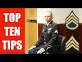 Top 10 Tips for the Army Promotion Board and Quarter Board