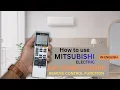 Mitsubishi Split AC Remote Control Tutorial Easy English Guide