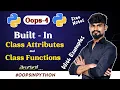 Python Built-in Class Attributes and Class Functions in Telugu Oops - 4