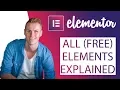 All Elementor Elements Explained